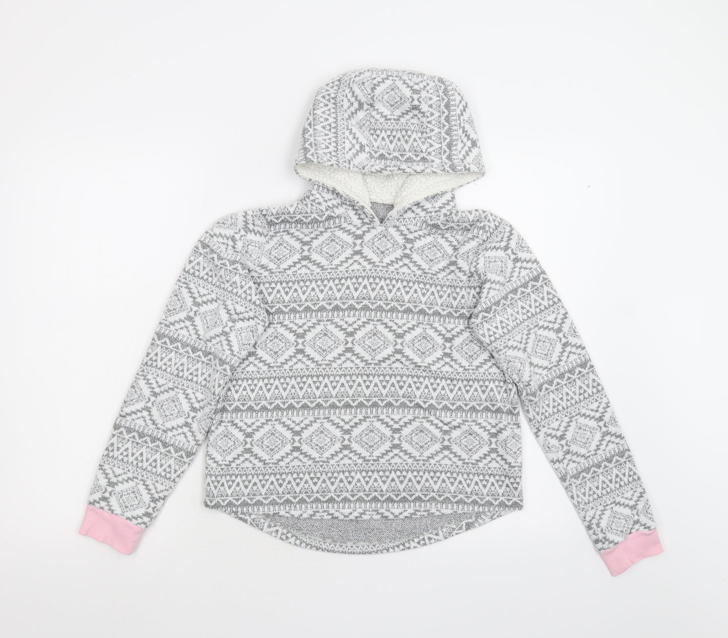 Preworn Girls   Fleece Pullover Hoodie Size 13 Years