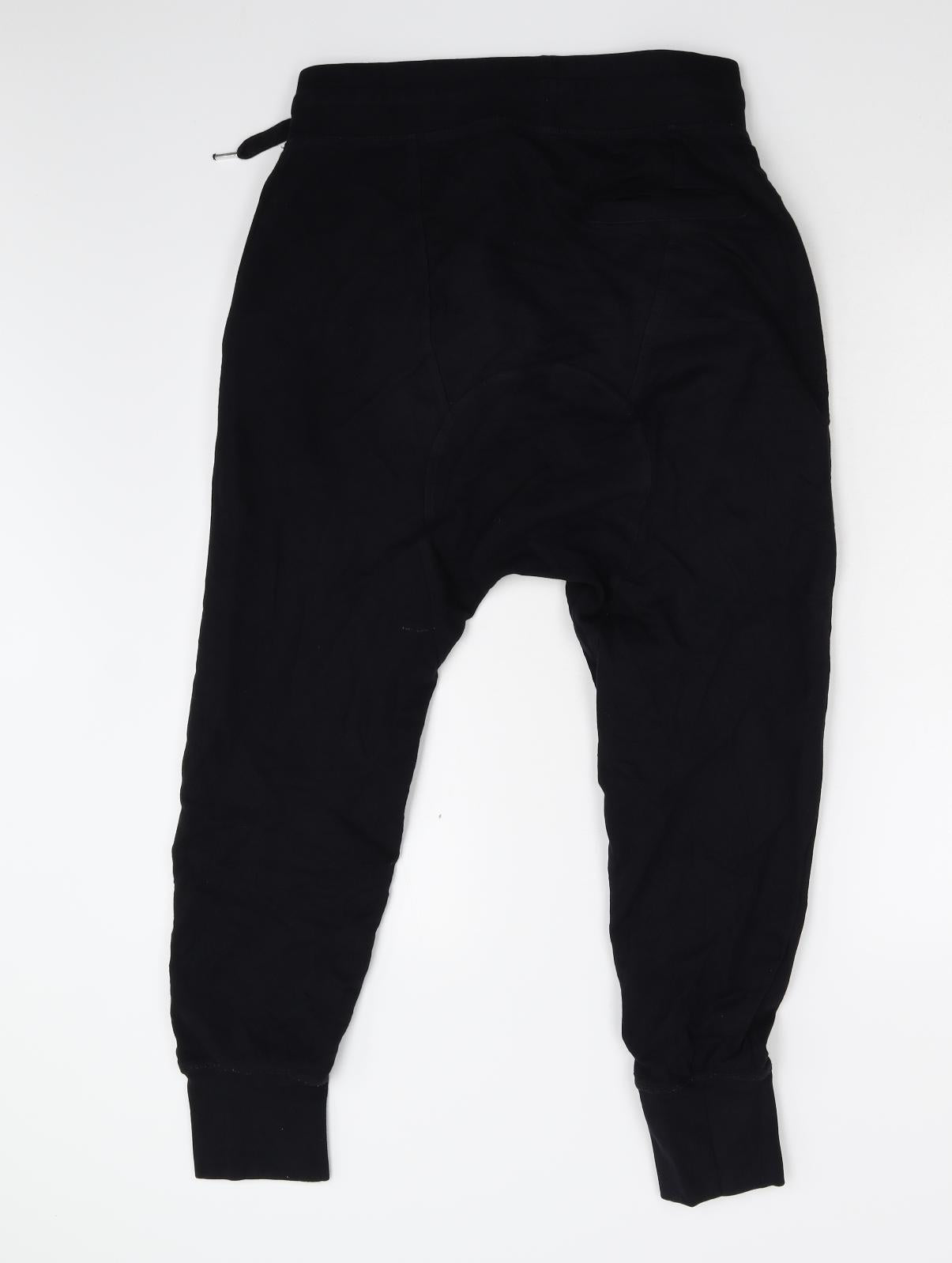 Divided Mens Black   Cropped Leggings Size S L25 in