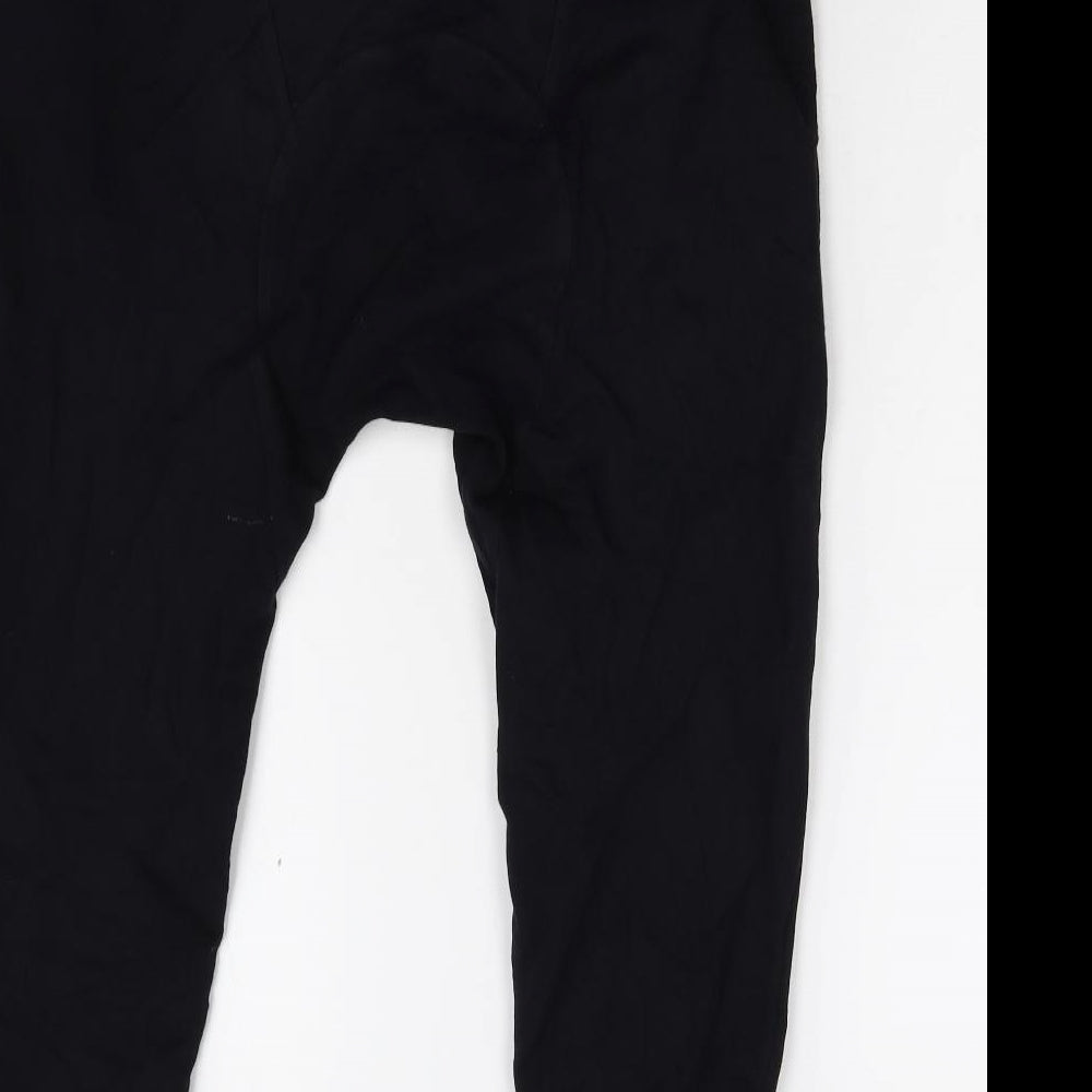 Divided Mens Black   Cropped Leggings Size S L25 in