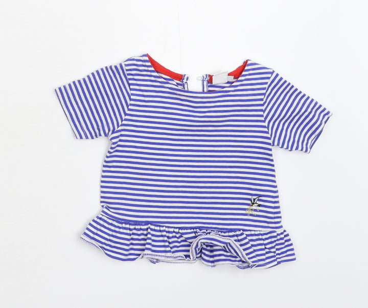 Mini Club Baby Multicoloured Striped  Basic T-Shirt Size 9-12 Months