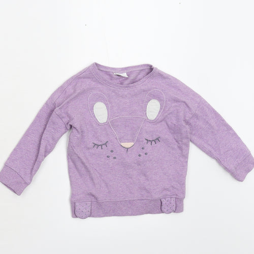 NEXT Baby Purple   Pullover T-Shirt Size 12-18 Months