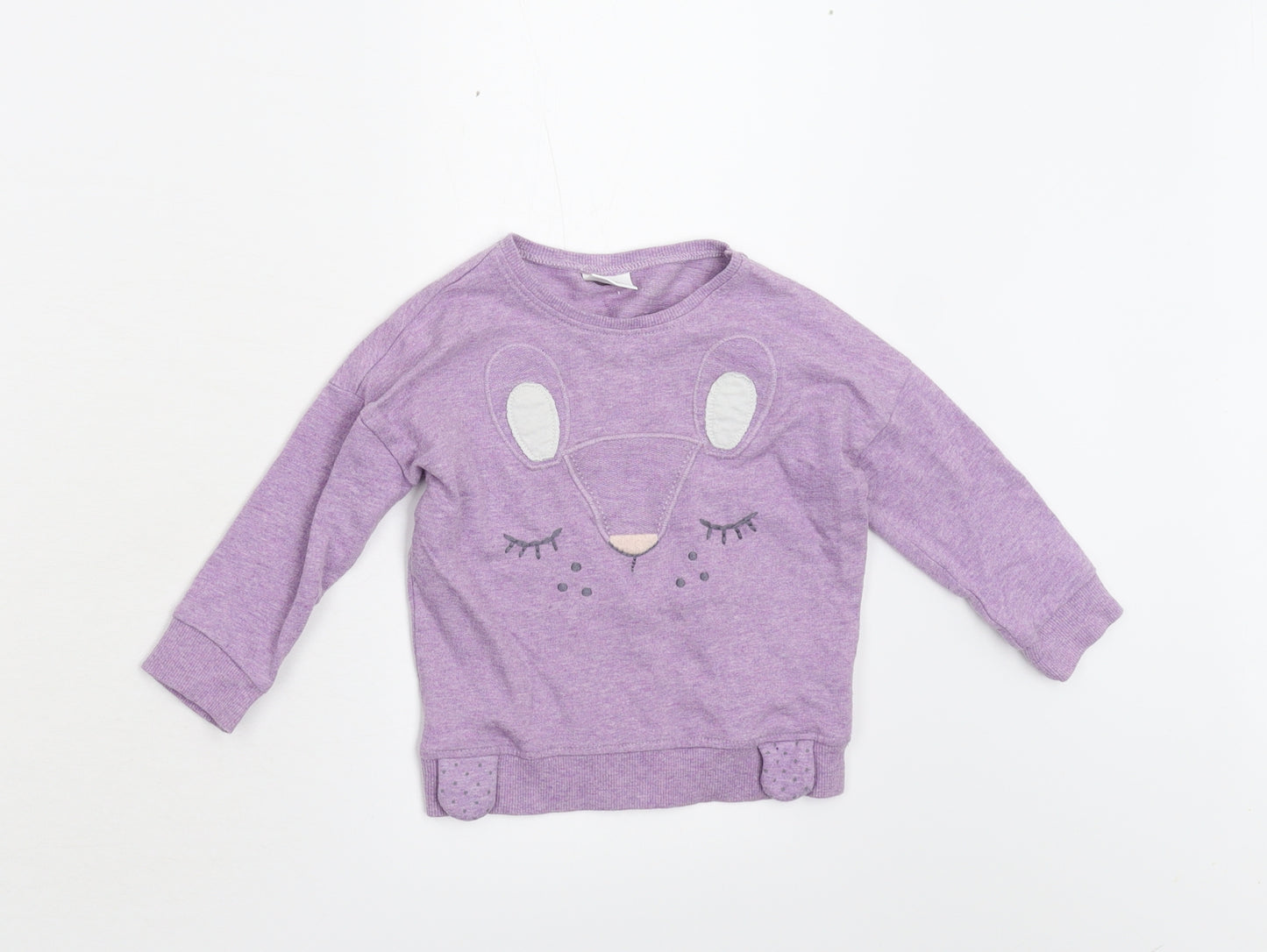 NEXT Baby Purple   Pullover T-Shirt Size 12-18 Months