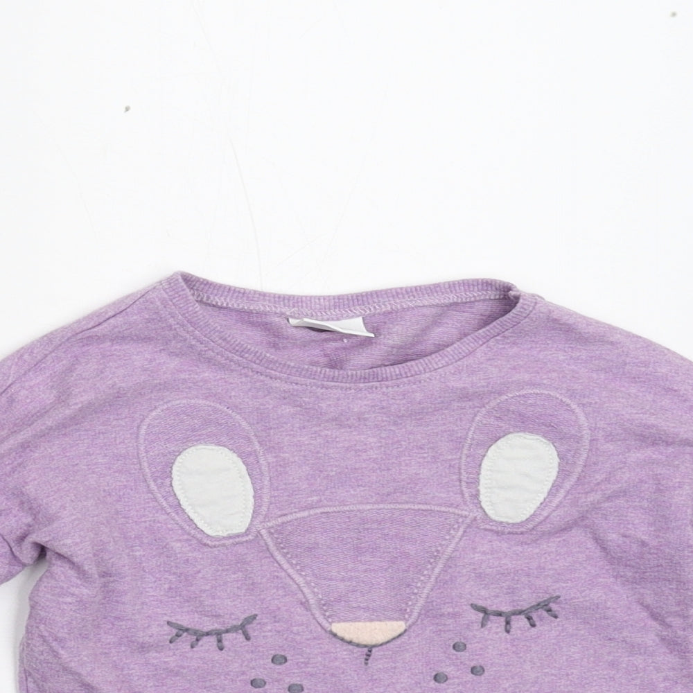 NEXT Baby Purple   Pullover T-Shirt Size 12-18 Months