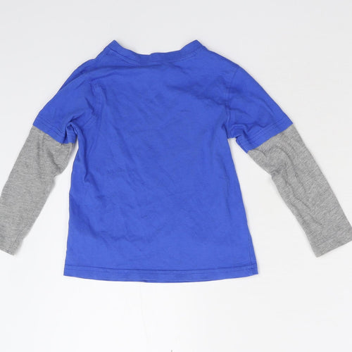 George Boys Blue   Basic T-Shirt Size 3-4 Years