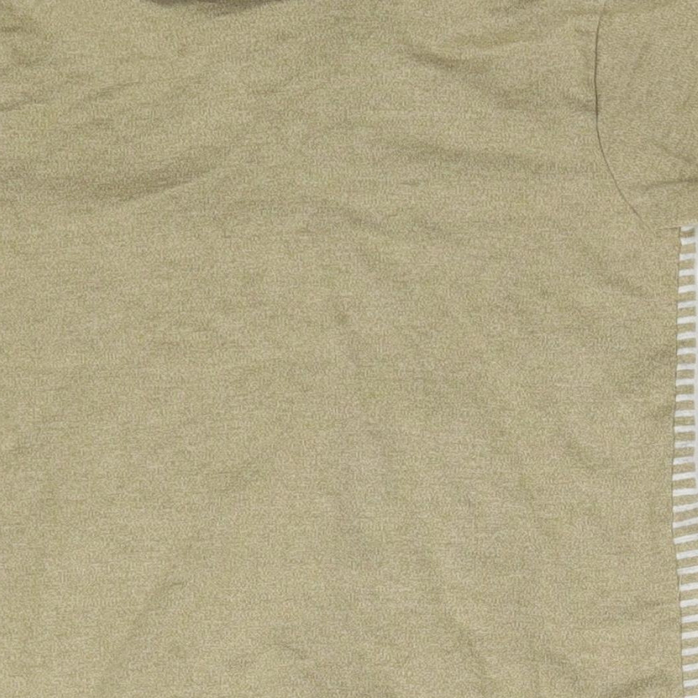 Matalan Boys Brown Striped  Basic Polo Size 3-4 Years