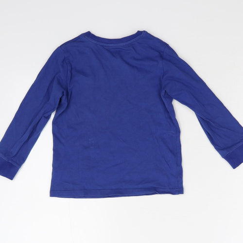 Matalan Boys Blue   Basic T-Shirt Size 3-4 Years