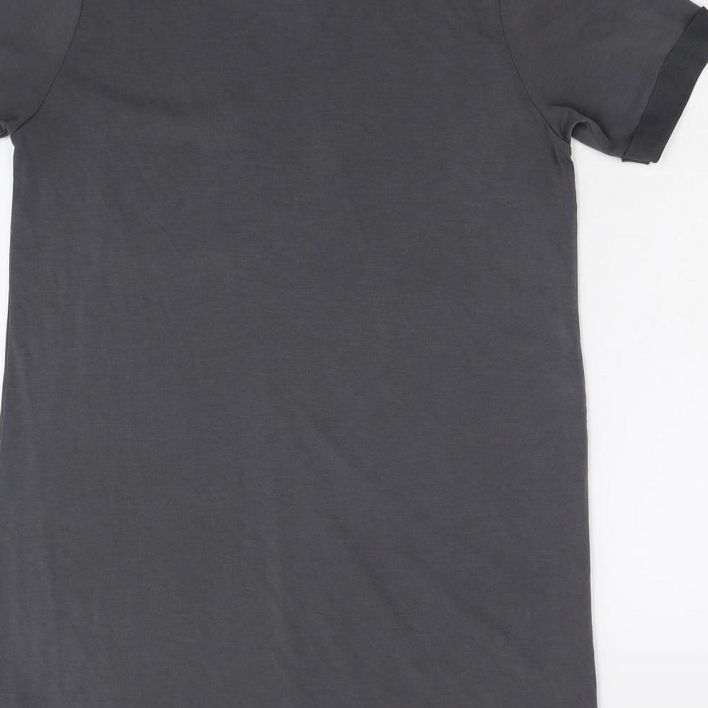 Primark Womens Grey Batik  T-Shirt Dress  Size 10