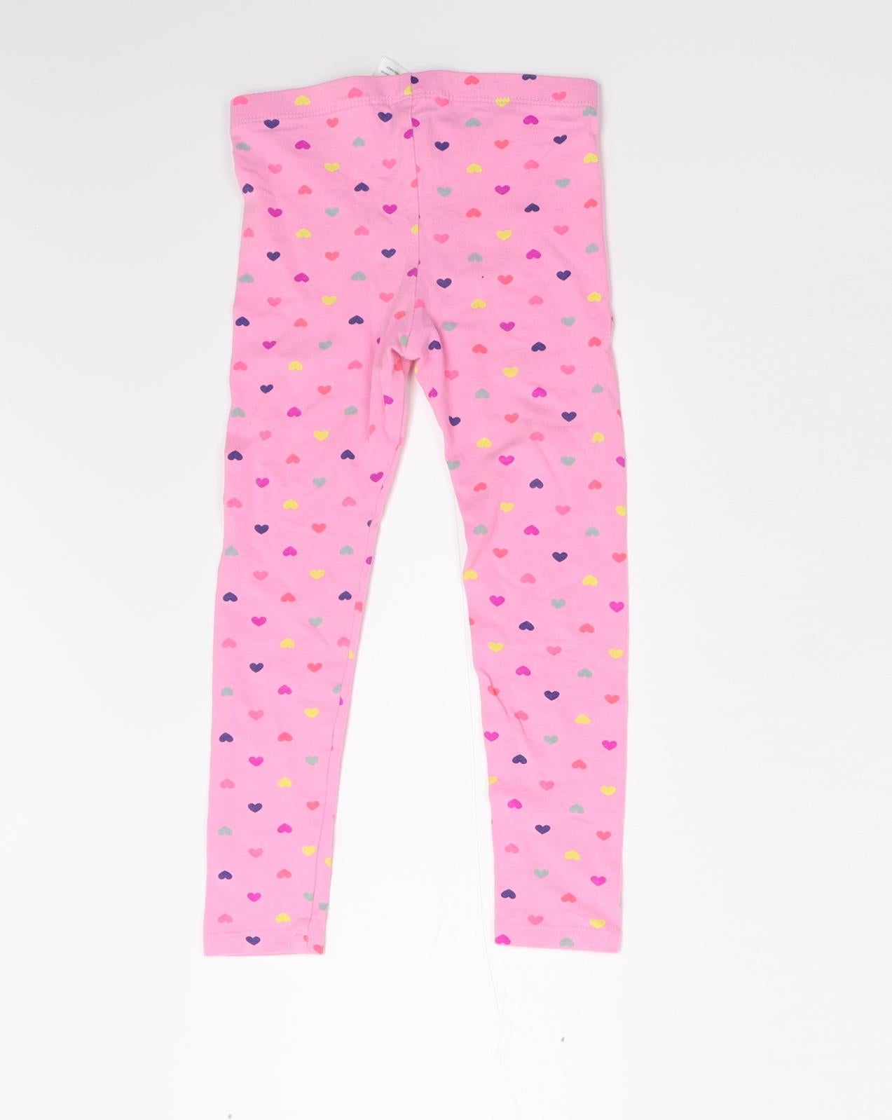 H&M Girls Pink   Jogger Trousers Size 4-5 Years