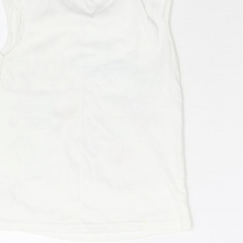 George Girls Ivory   Basic T-Shirt Size 3-4 Years