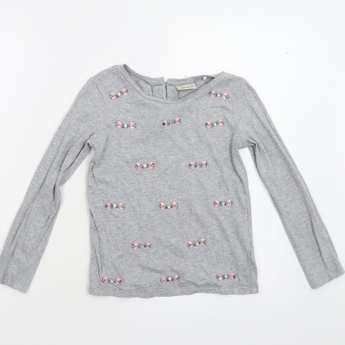 NEXT Girls Grey   Basic Polo Size 8 Years