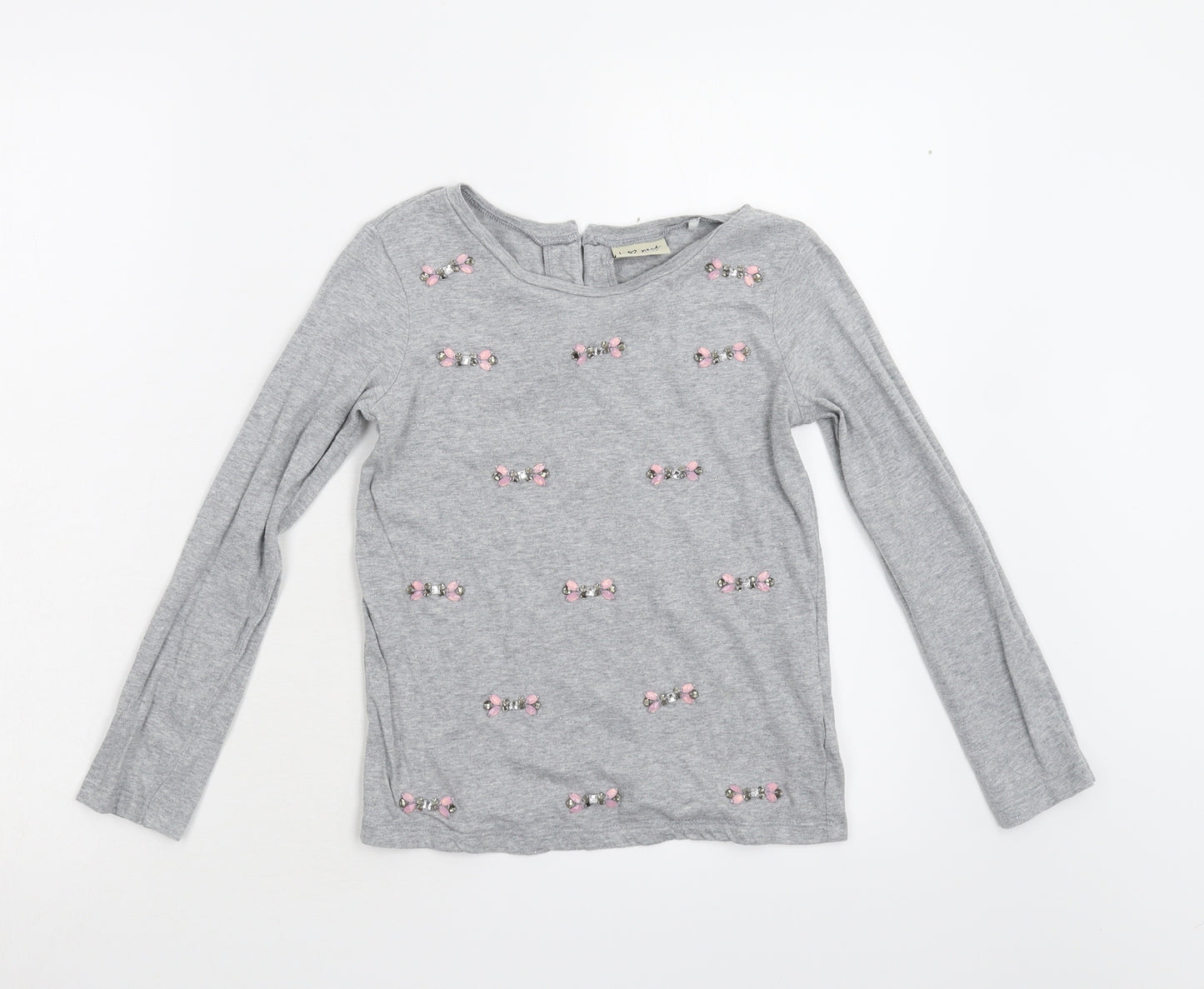 NEXT Girls Grey   Basic Polo Size 8 Years