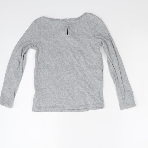 NEXT Girls Grey   Basic Polo Size 8 Years