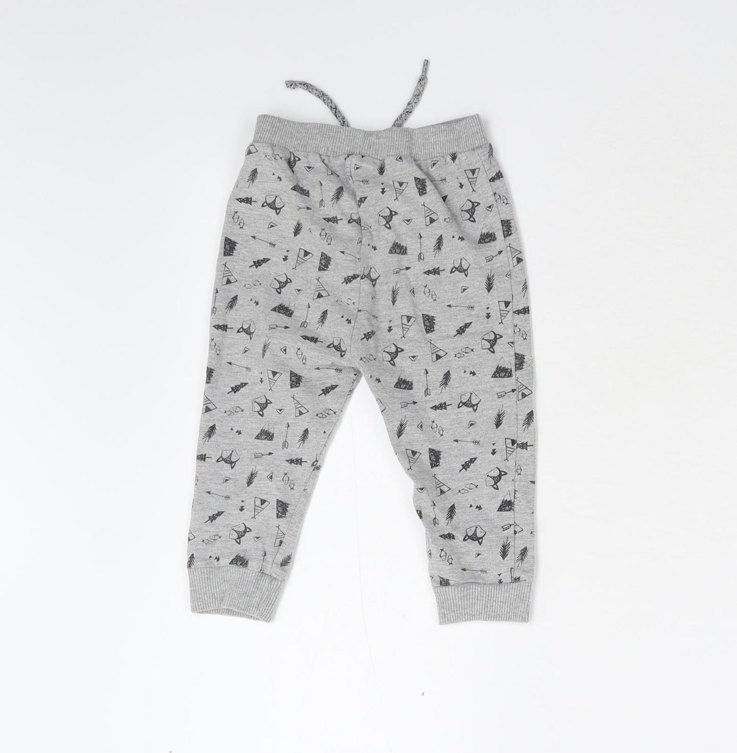 Babaluno Baby Grey   Sweatpants Leggings Size 12-18 Months