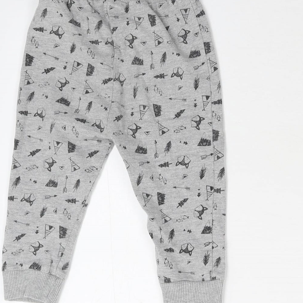 Babaluno Baby Grey   Sweatpants Leggings Size 12-18 Months