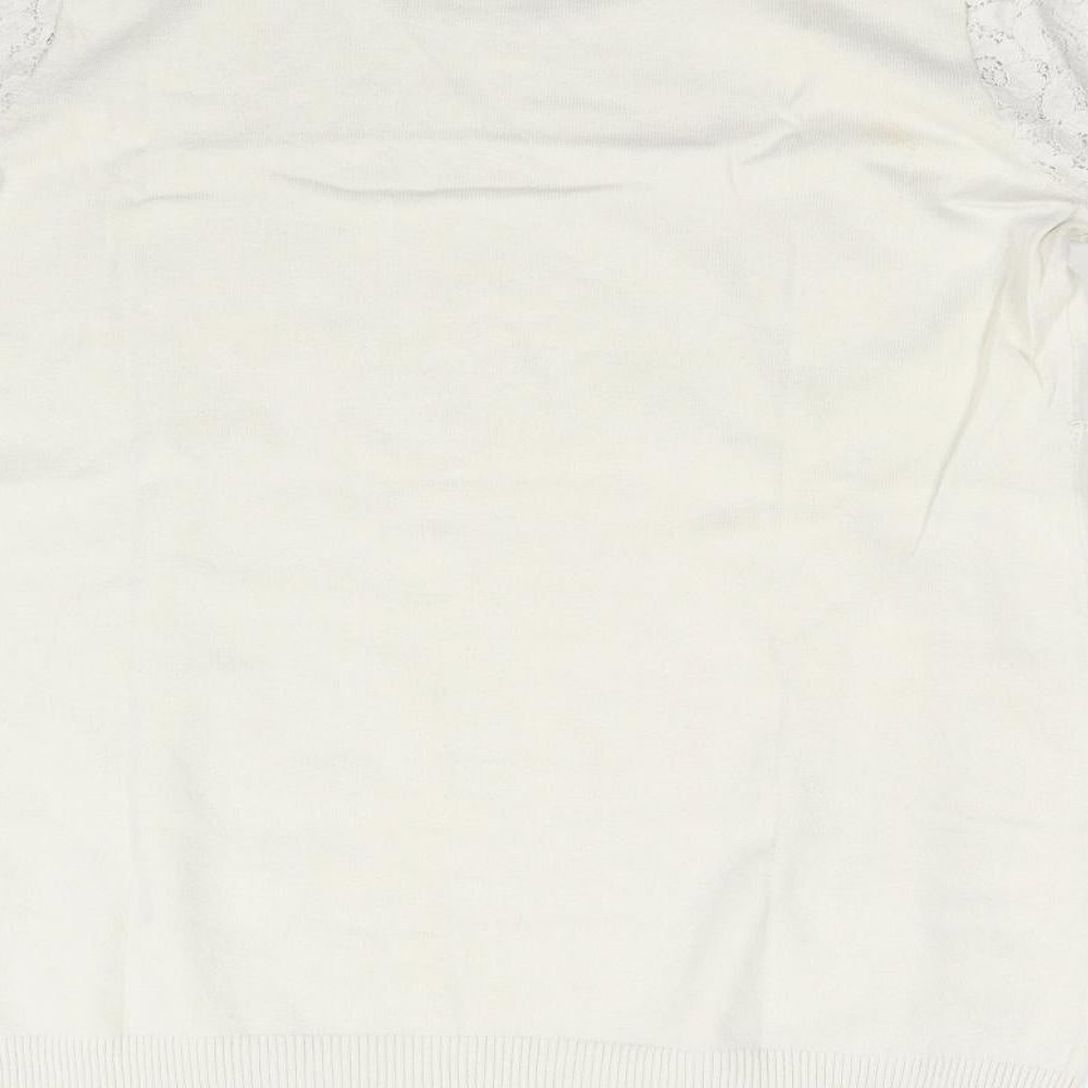 H&M Mama Womens Ivory   Pullover Jumper Size M