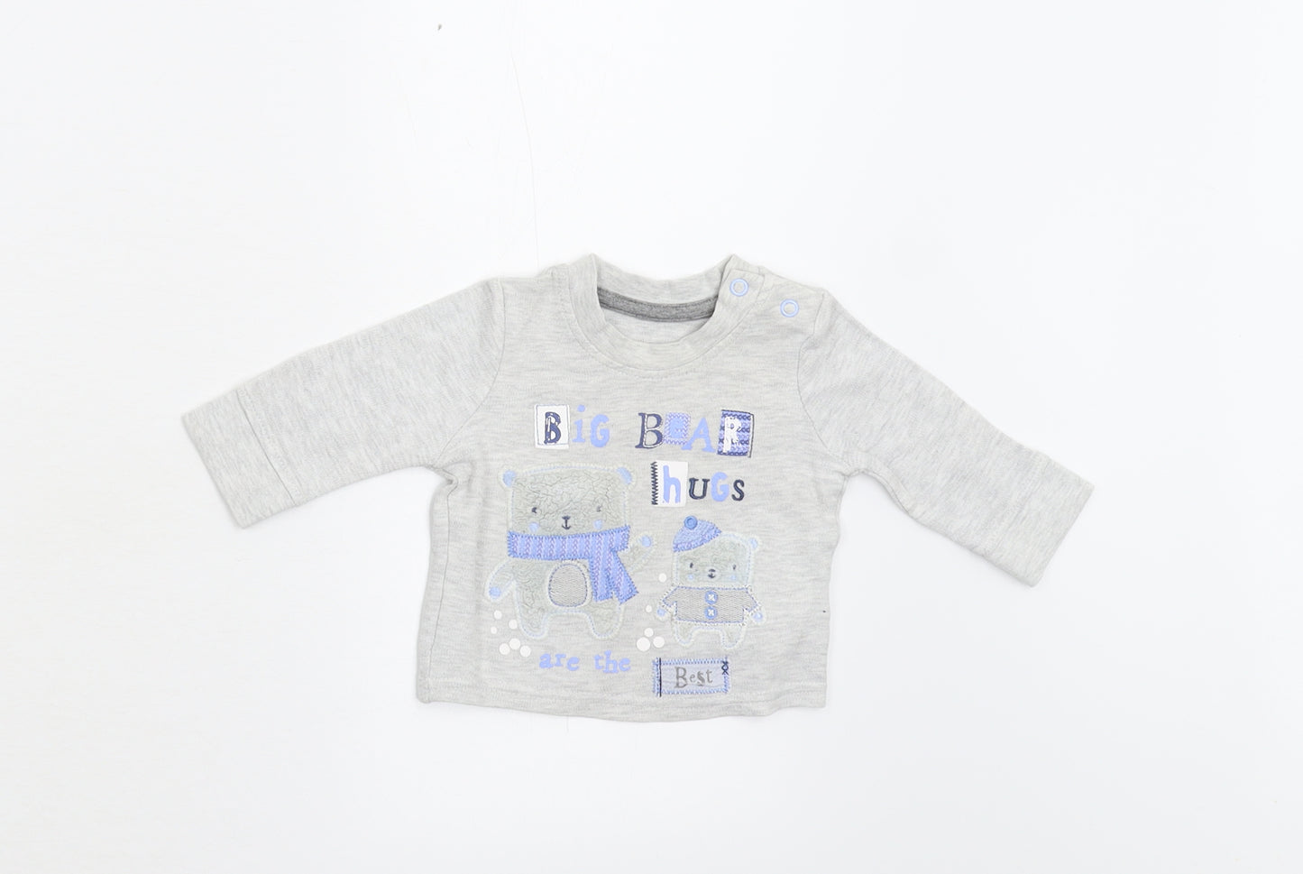 George Baby Grey   Basic T-Shirt Size 0-3 Months