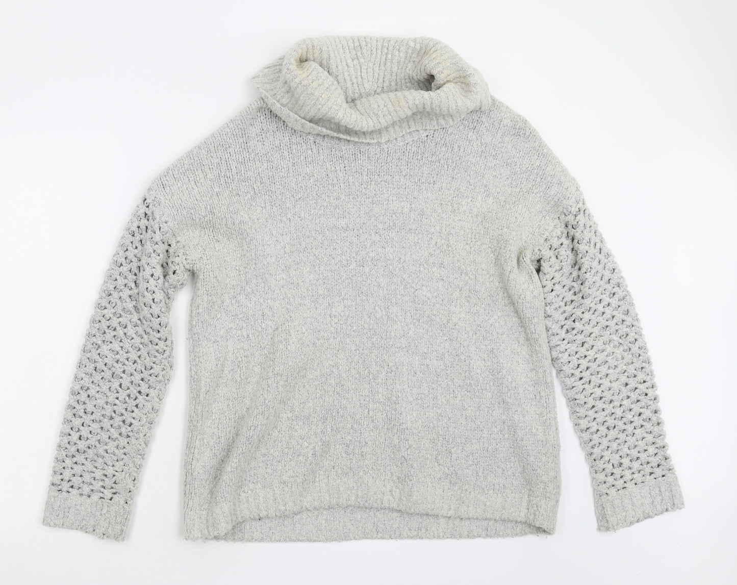 Peacocks Womens Grey   Pullover Jumper Size M
