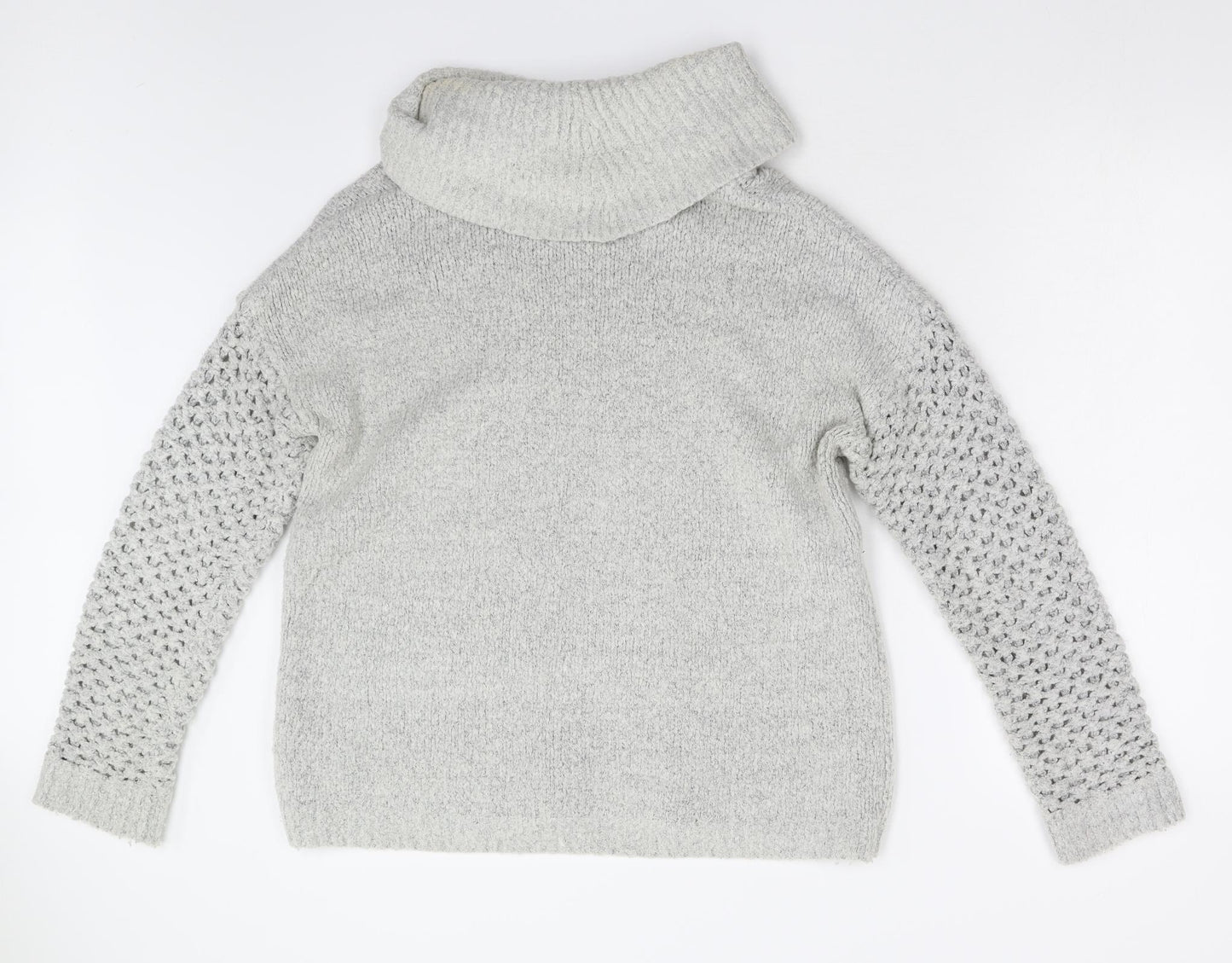 Peacocks Womens Grey   Pullover Jumper Size M