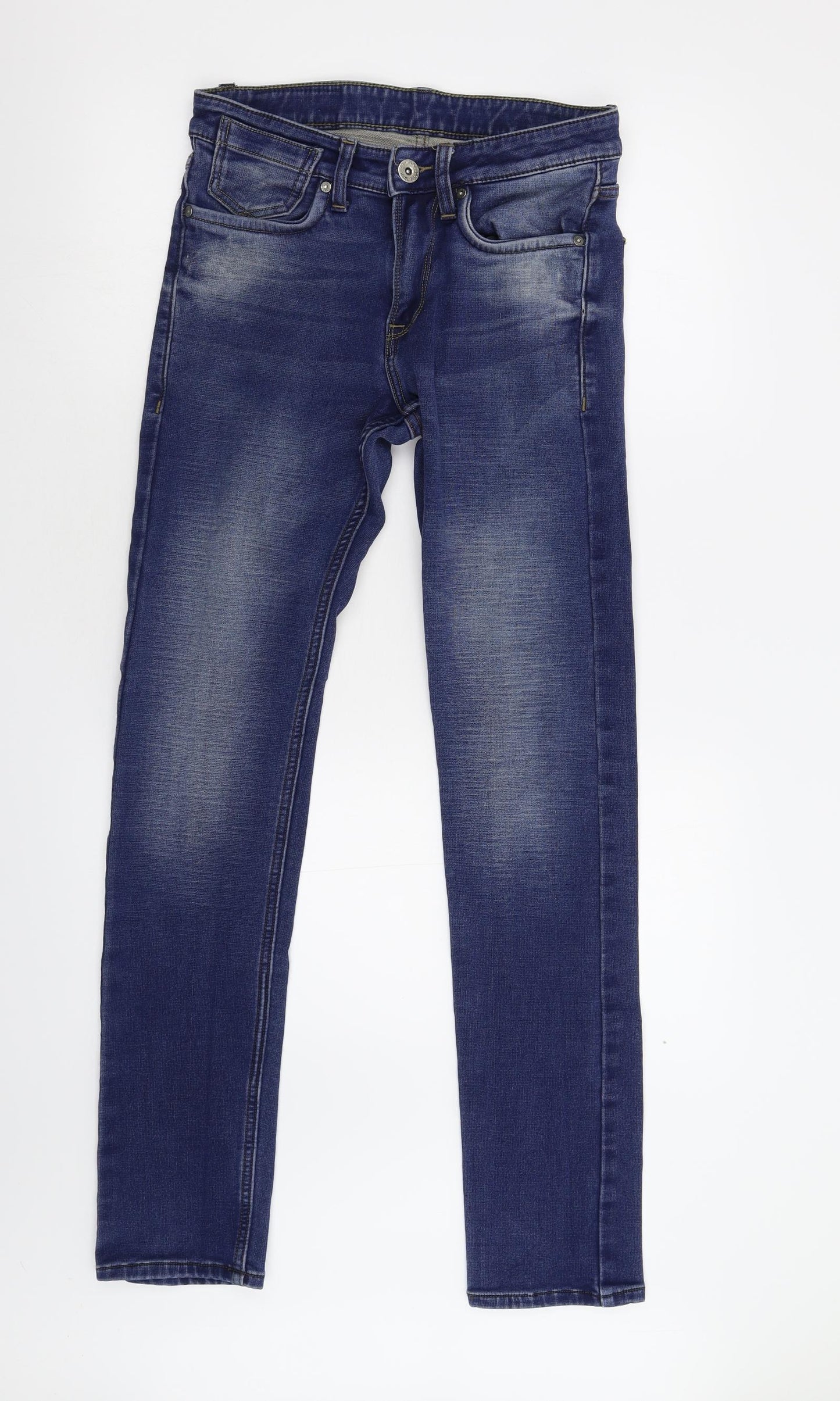 JACK & JONES Mens Blue  Denim Skinny Jeans Size 30 L32 in