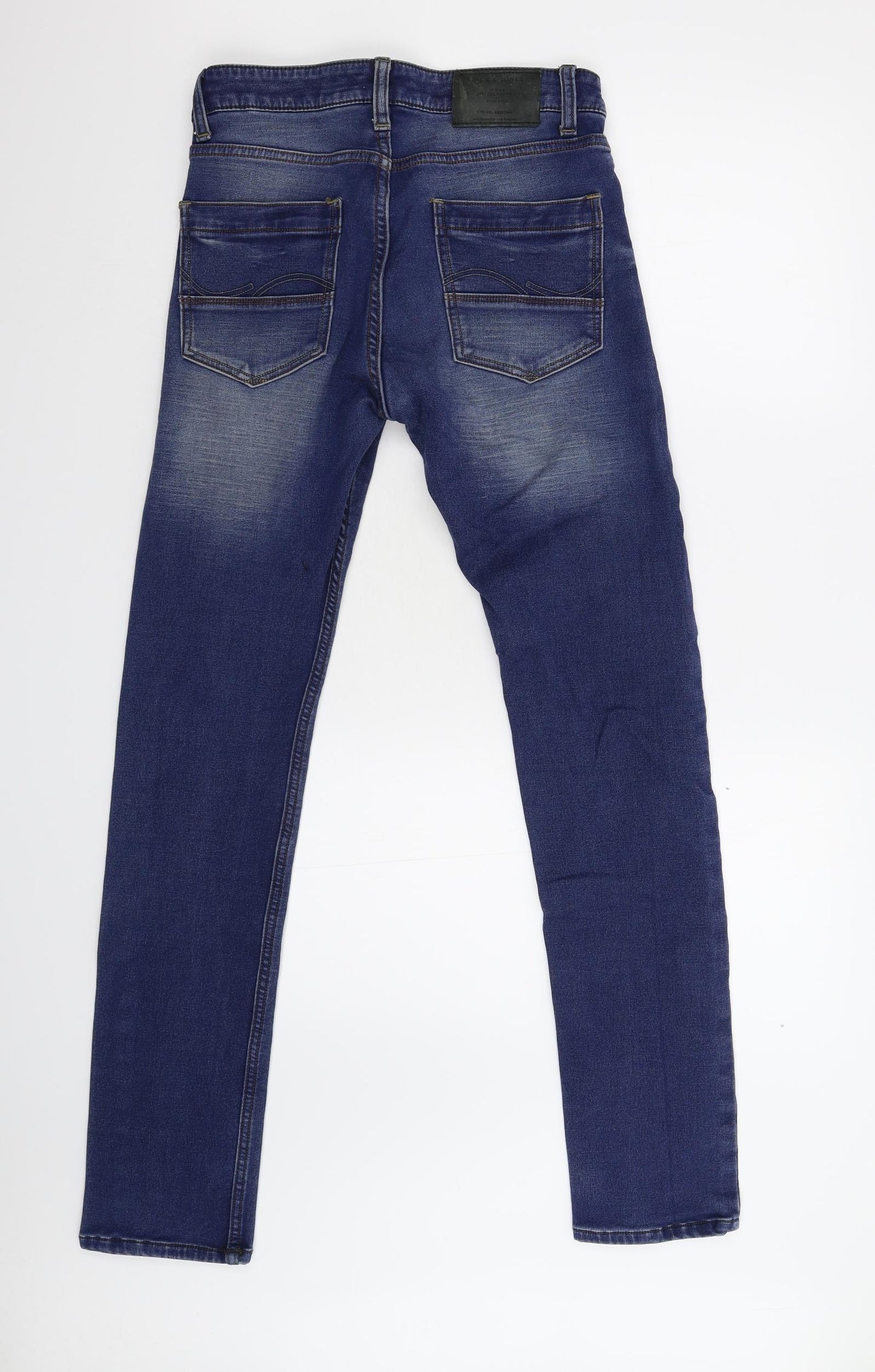 JACK & JONES Mens Blue  Denim Skinny Jeans Size 30 L32 in