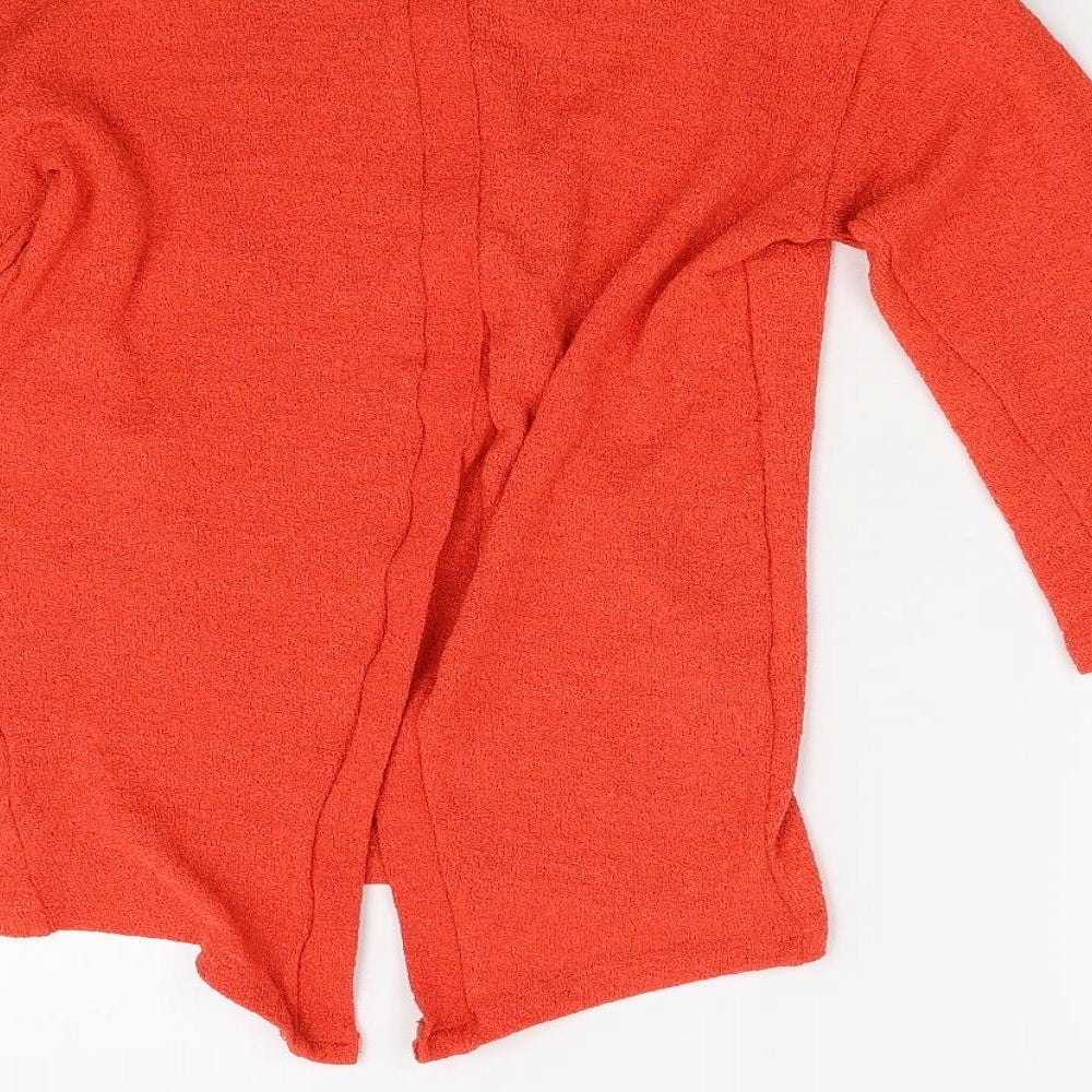 River Island Girls Orange  Knit Pullover Jumper Size 11-12 Years