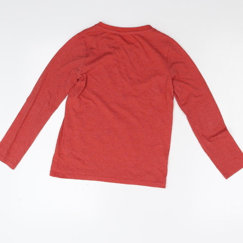 NEXT Womens Red   Basic T-Shirt Size 8  - Santa's Little Helper