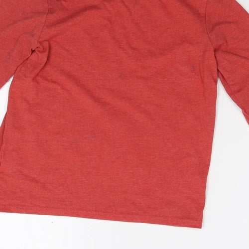 NEXT Womens Red   Basic T-Shirt Size 8  - Santa's Little Helper