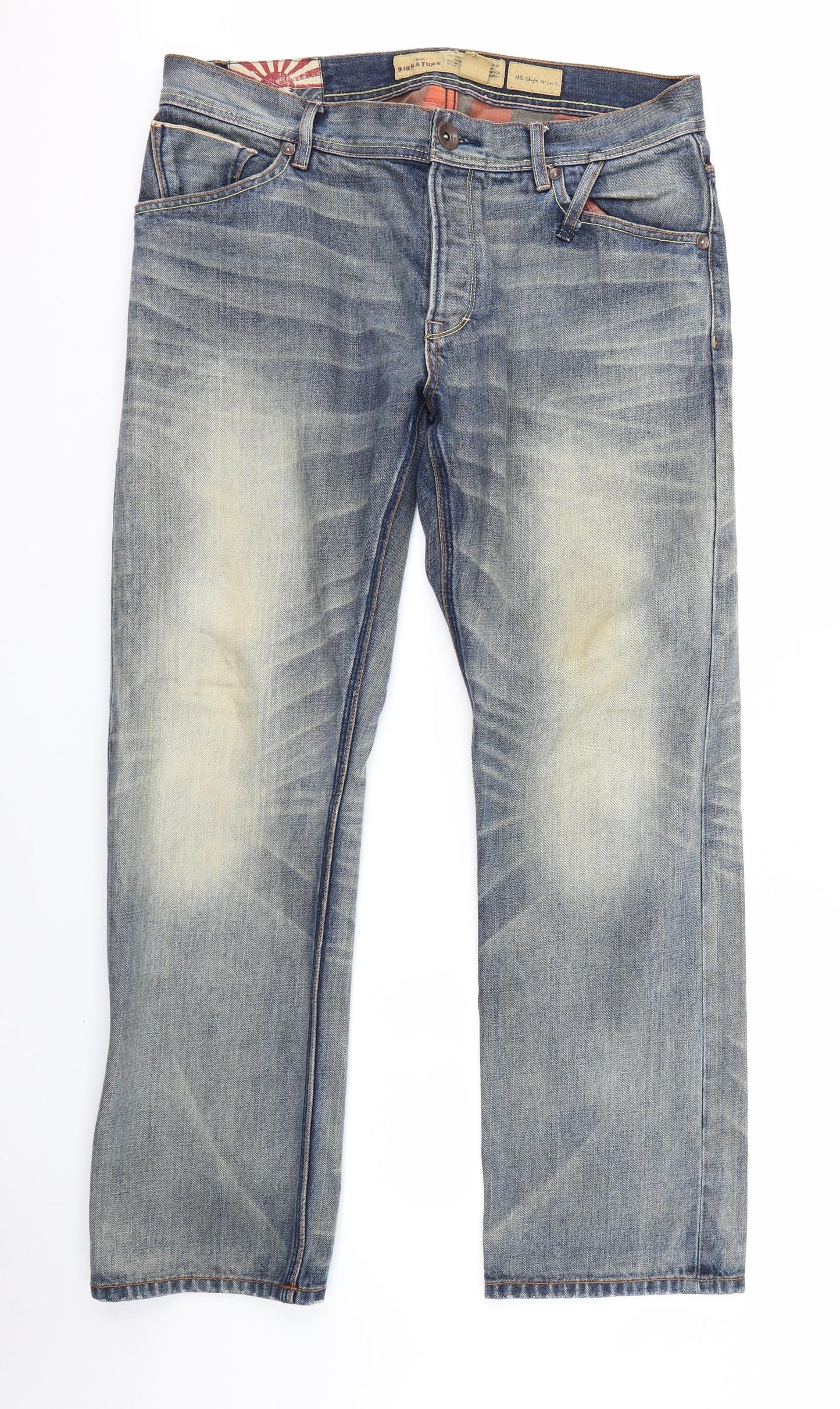 NEXT Mens Blue   Straight Jeans Size 36 L30 in