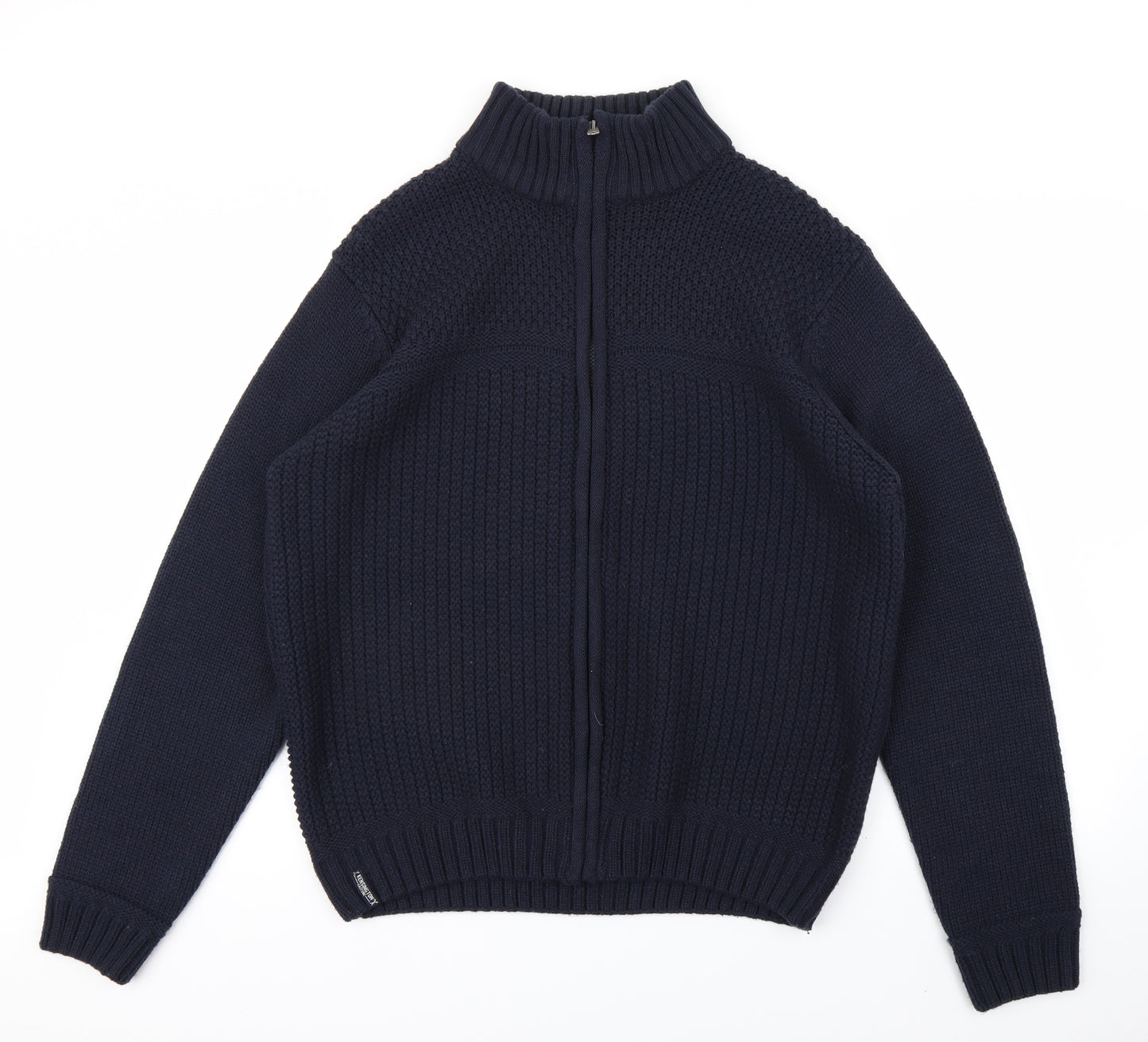 Kensington Mens Blue   Full Zip Jumper Size XL