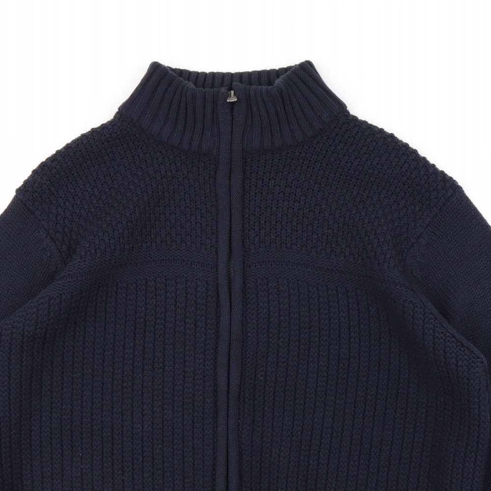 Kensington Mens Blue   Full Zip Jumper Size XL