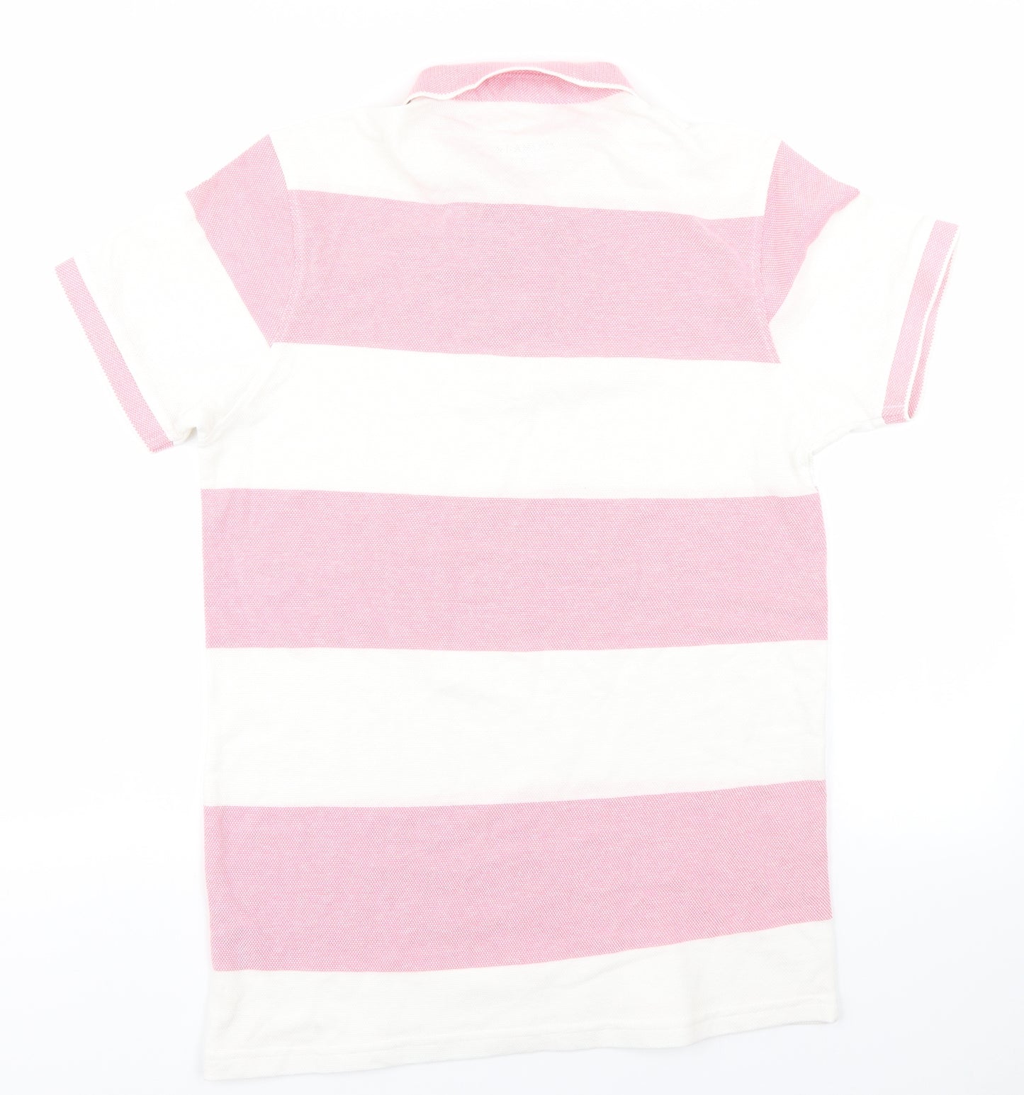 Primark Mens Pink Striped   T-Shirt Size S