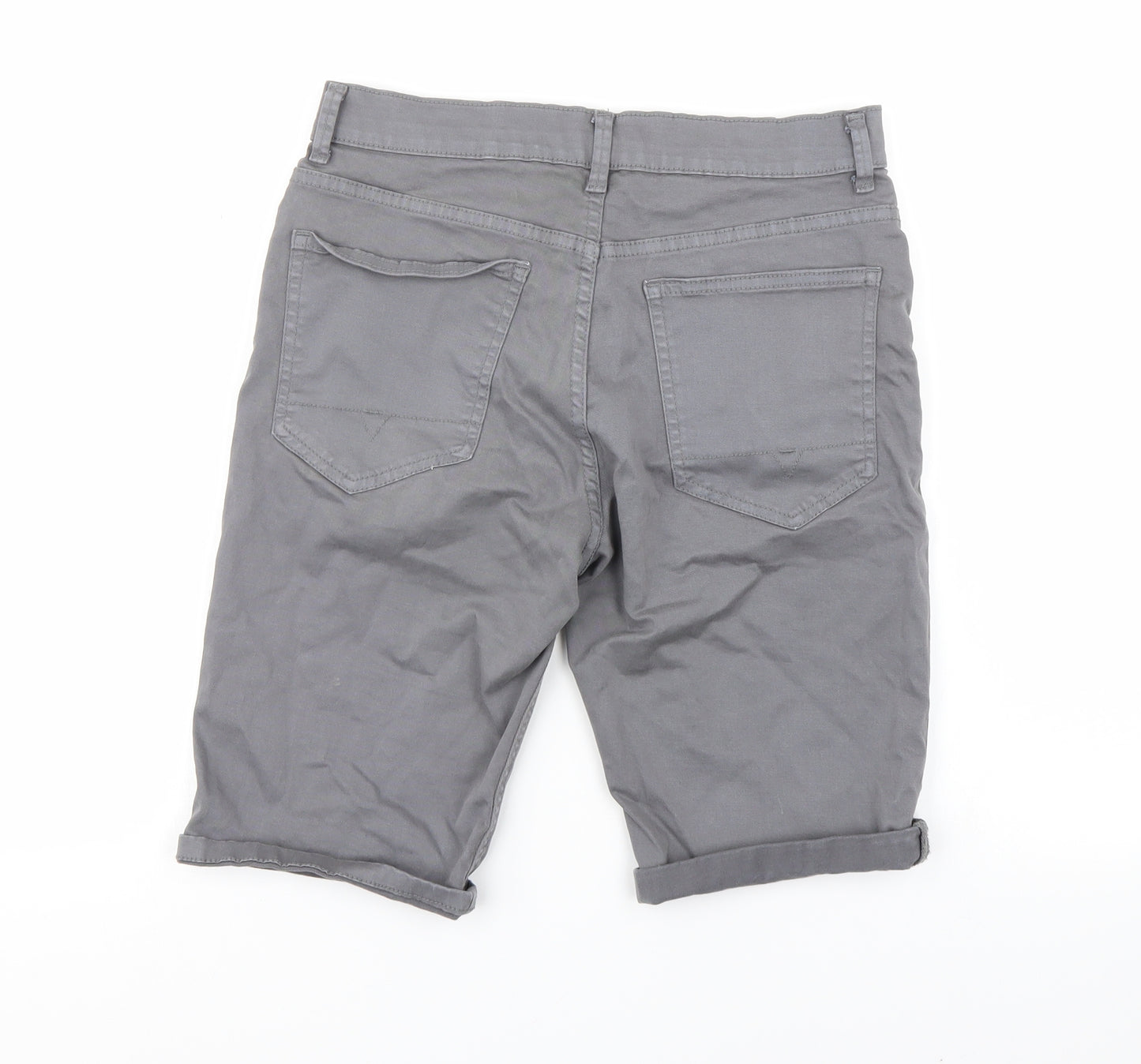 Primark Mens Grey   Bermuda Shorts Size 30