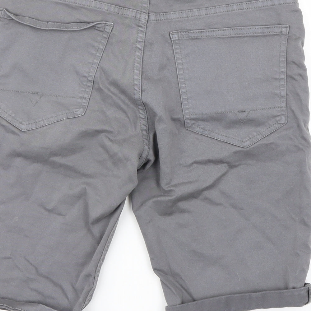 Primark Mens Grey   Bermuda Shorts Size 30