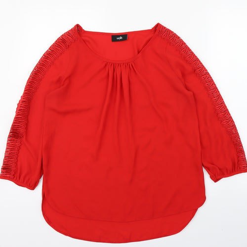 Wallis Womens Red   Basic Blouse Size S