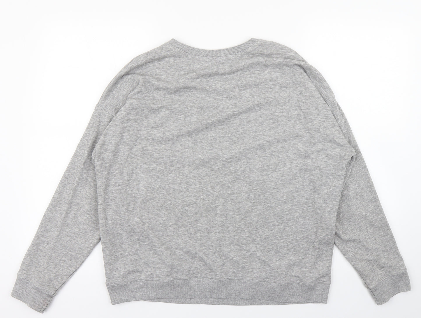 New Look Womens Grey Houndstooth  Pullover Jumper Size S  - Christmas jumper