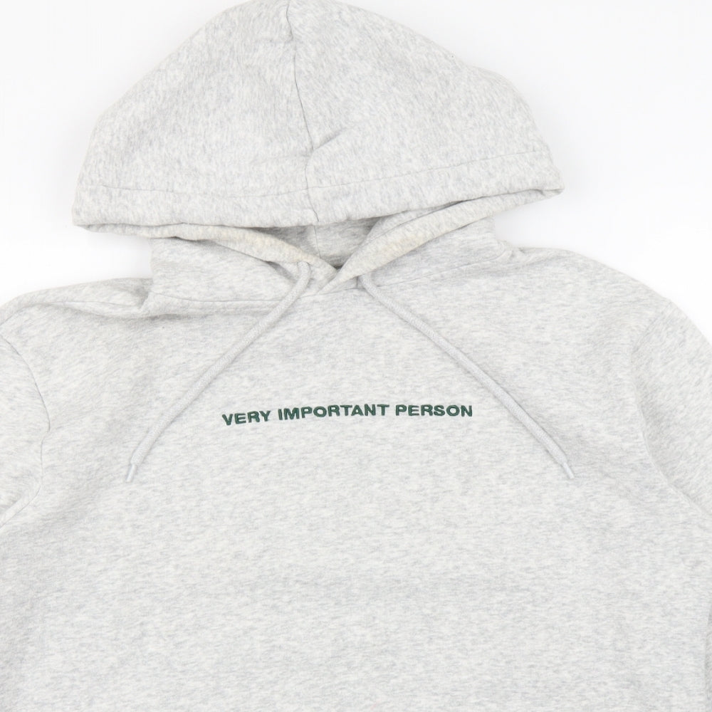 Divided Womens Grey   Pullover Hoodie Size S  - very important person