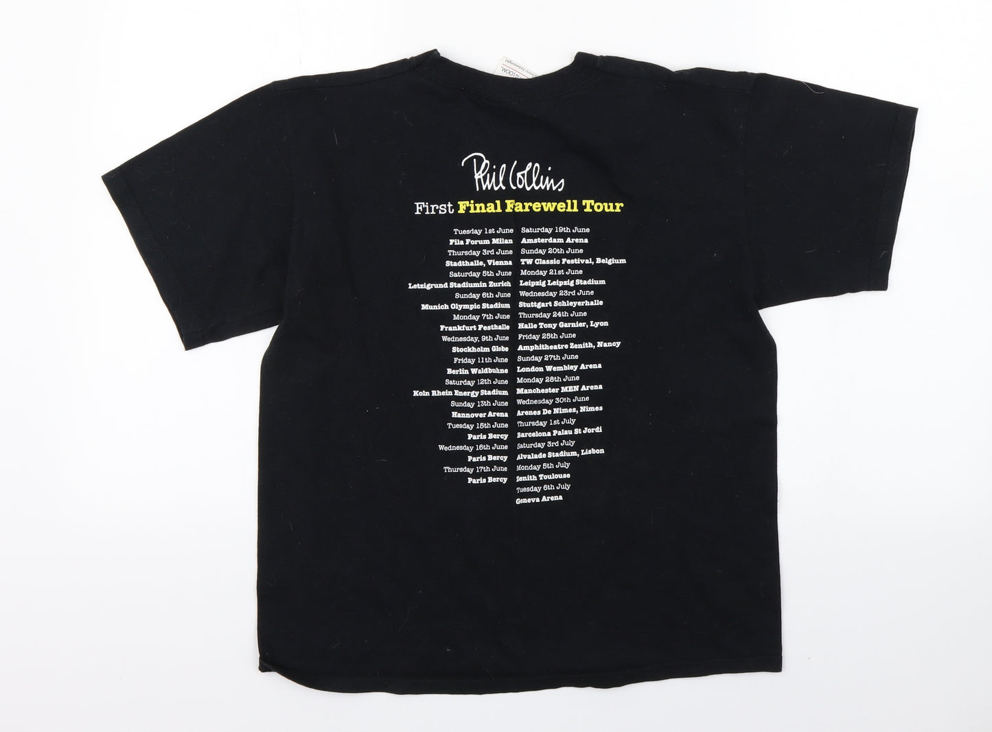 Fruit of the Loom Mens Black    T-Shirt Size S