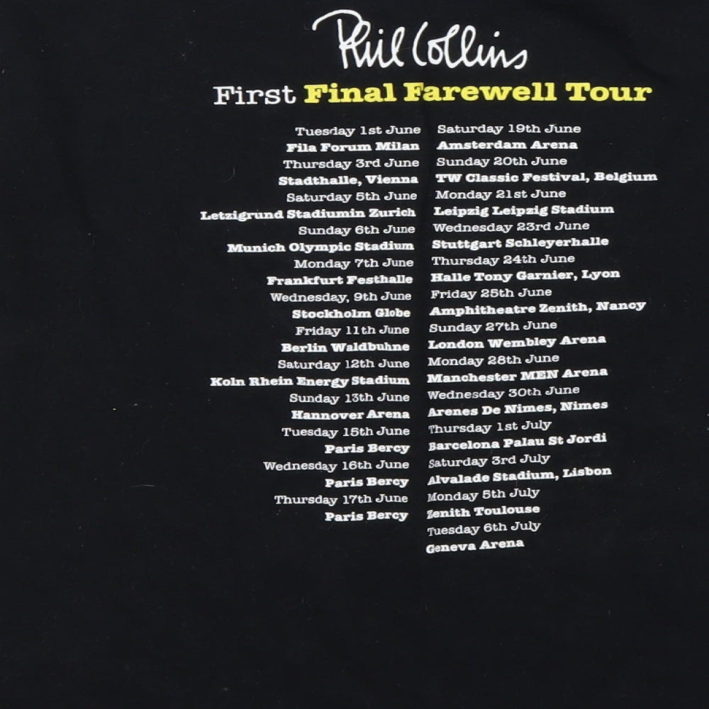 Fruit of the Loom Mens Black    T-Shirt Size S