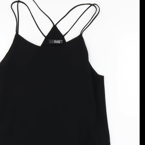 Quiz Womens Black   Basic Blouse Size 10