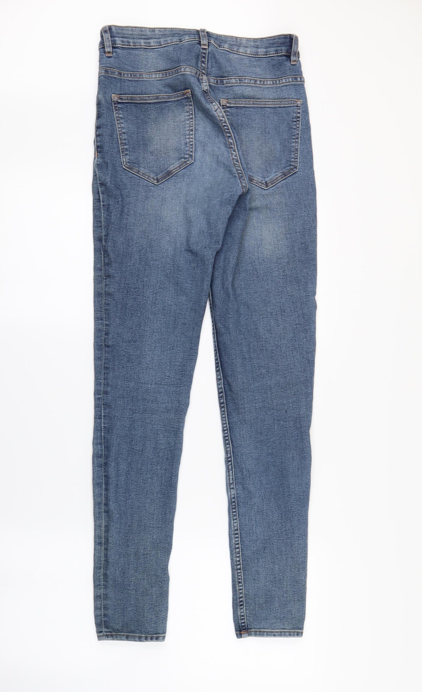 Divided Womens Blue  Denim Skinny Jeans Size 10 L30 in