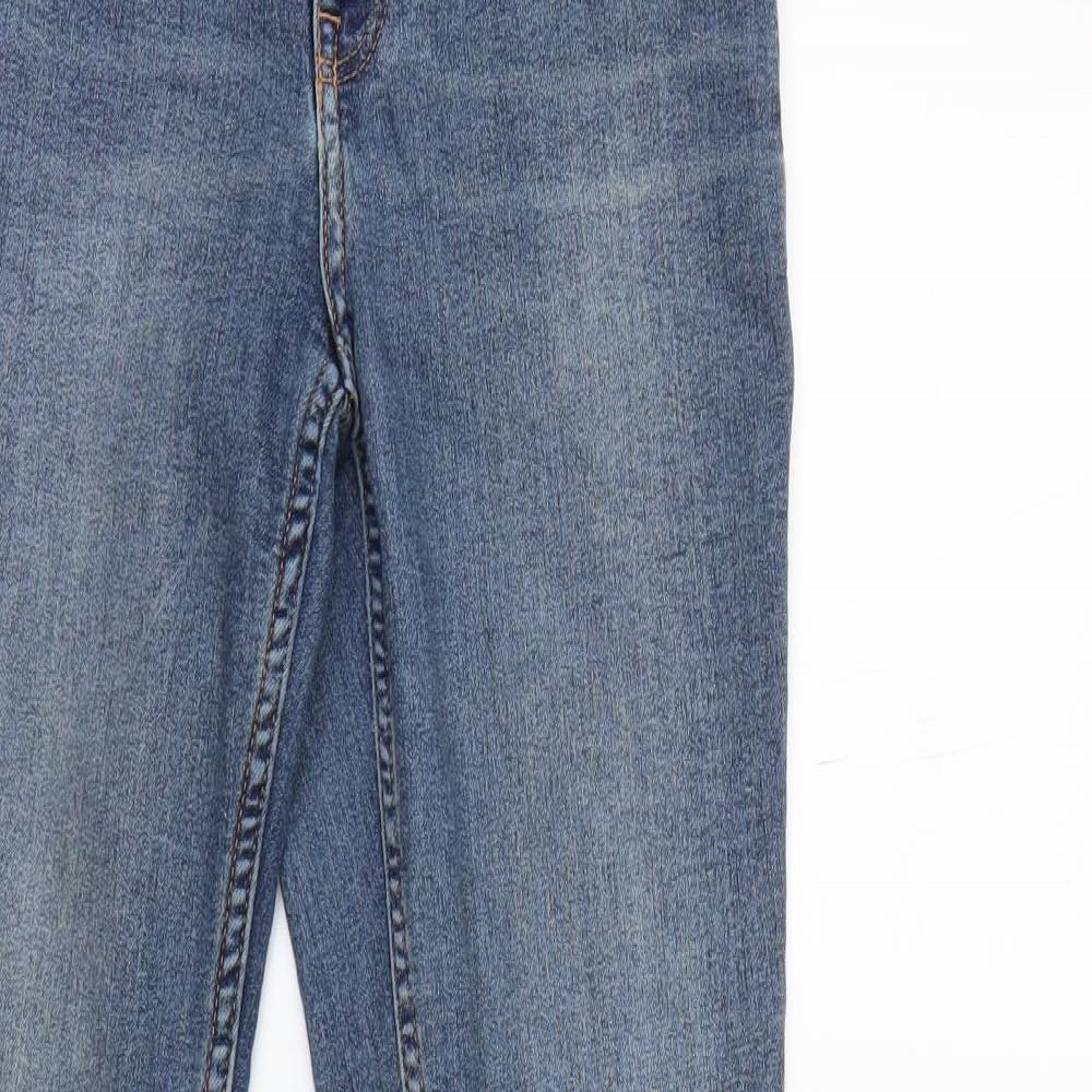 Divided Womens Blue  Denim Skinny Jeans Size 10 L30 in