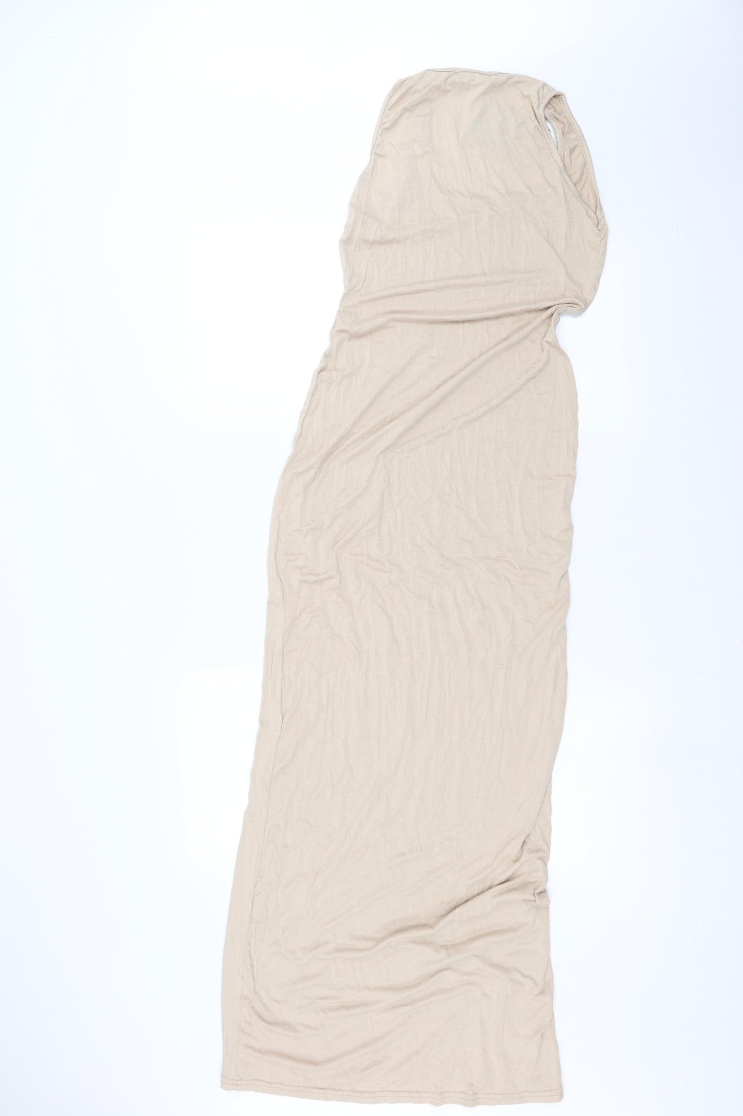 PRETTYLITTLETHING Womens Brown   Pencil Dress  Size 10