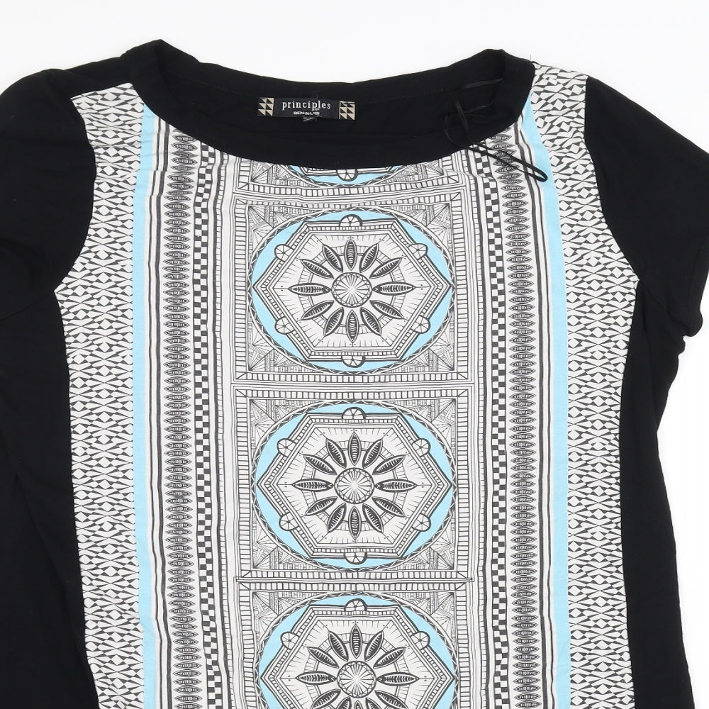 Principles Womens Black   Basic T-Shirt Size 20