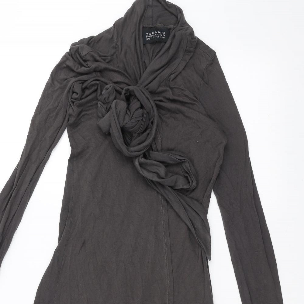 Zara Womens Black   Cardigan Jumper Size L