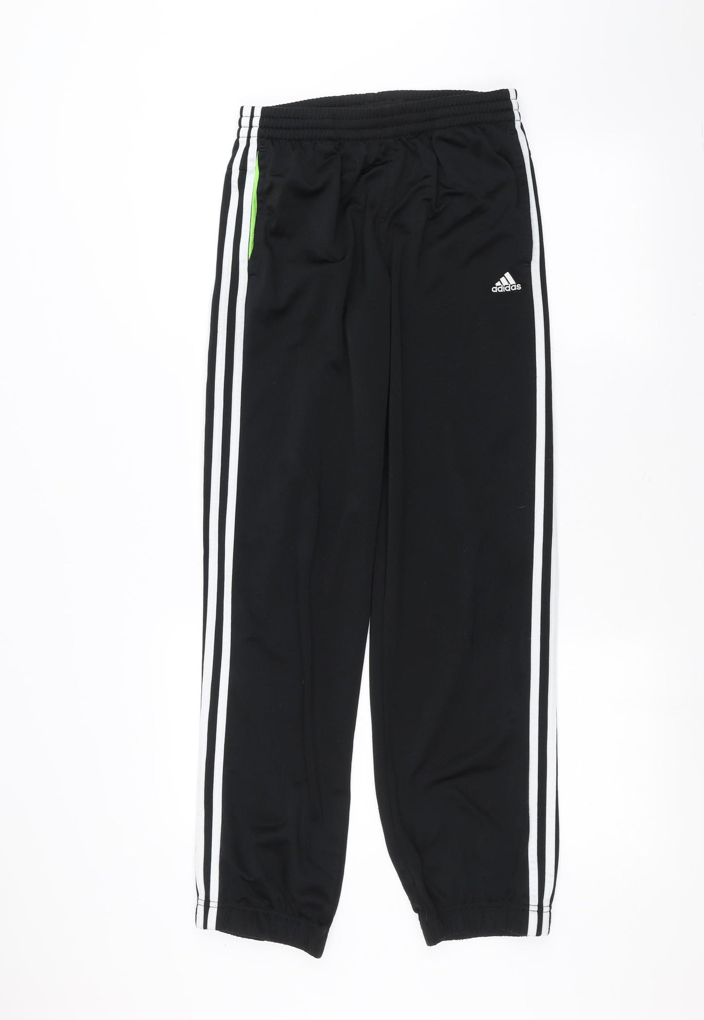 adidas Boys Black   Sweatpants Trousers Size 13-14 Years