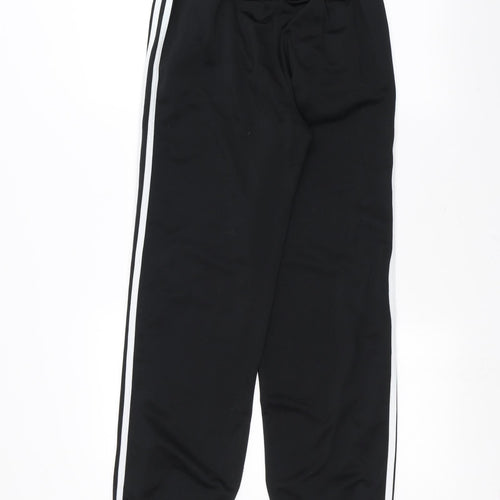 adidas Boys Black   Sweatpants Trousers Size 13-14 Years