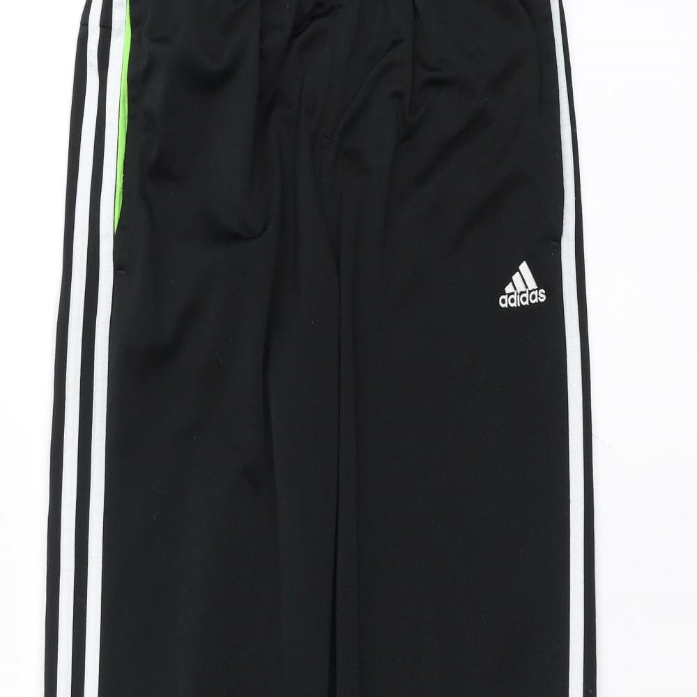 adidas Boys Black   Sweatpants Trousers Size 13-14 Years