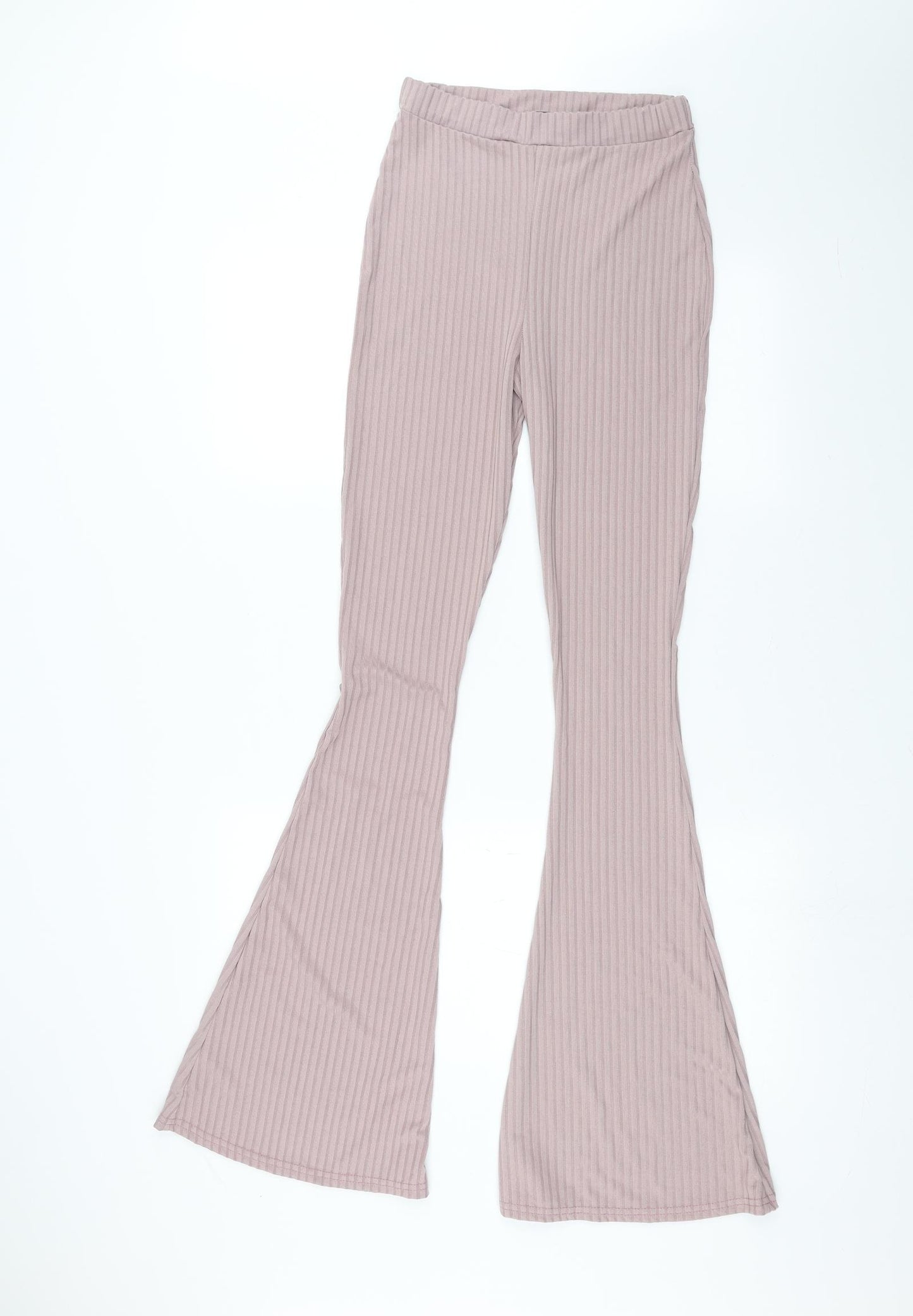 PRETTYLITTLETHING Womens Pink   Trousers  Size 10 L30 in