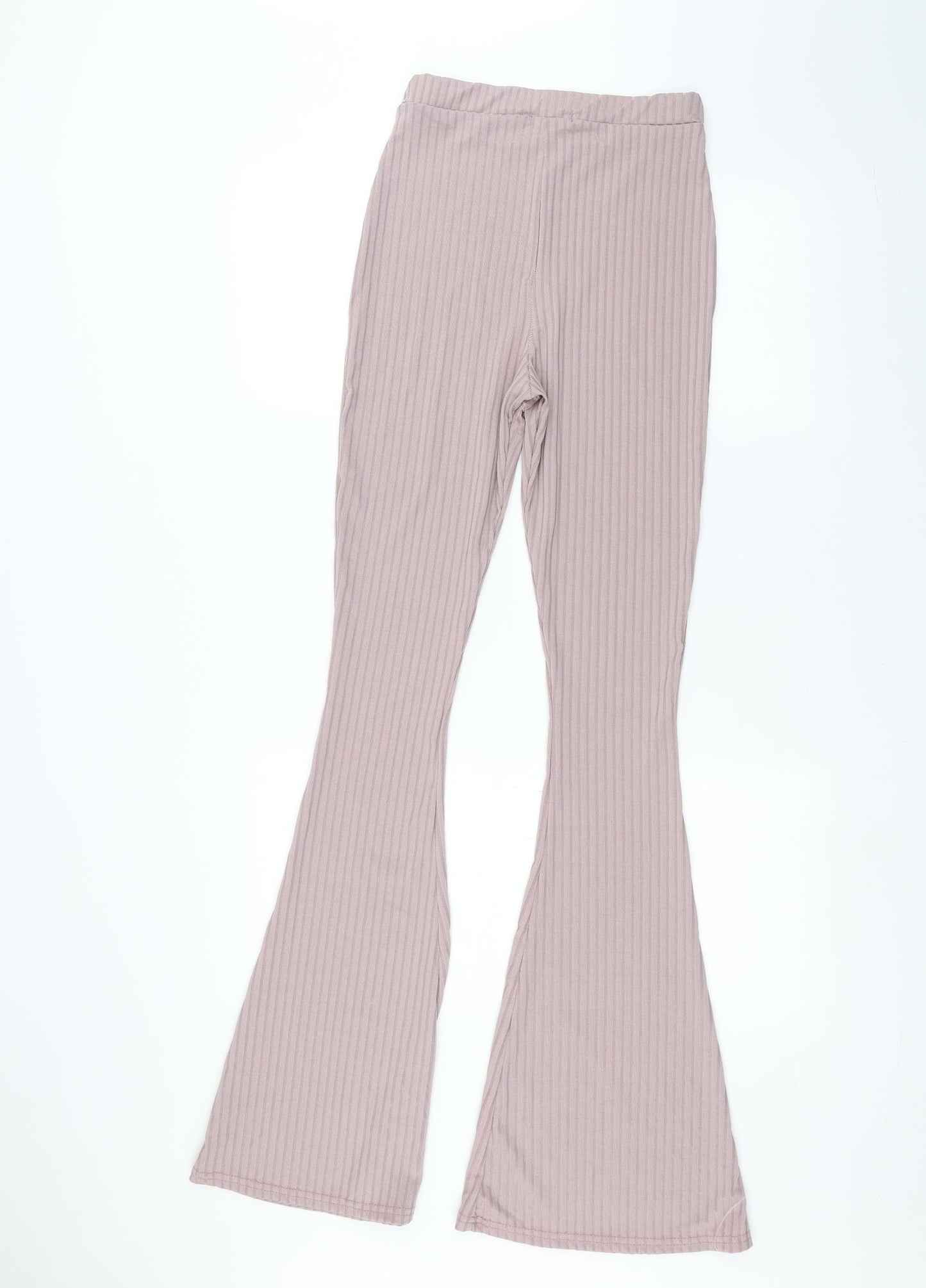 PRETTYLITTLETHING Womens Pink   Trousers  Size 10 L30 in