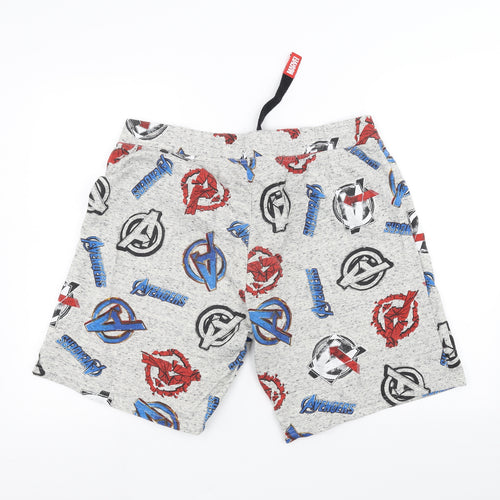 Marvel Mens Grey   Sweat Shorts Size XL - MARVEL